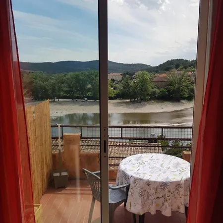 Joli Appartement, Terrasse Plein Sud Roquebrun Exterior photo